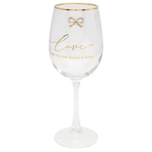 Picture of LOVE YOU WINE GLASS